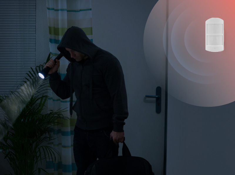 Domový WiFi bezpečnostný poplašný systém